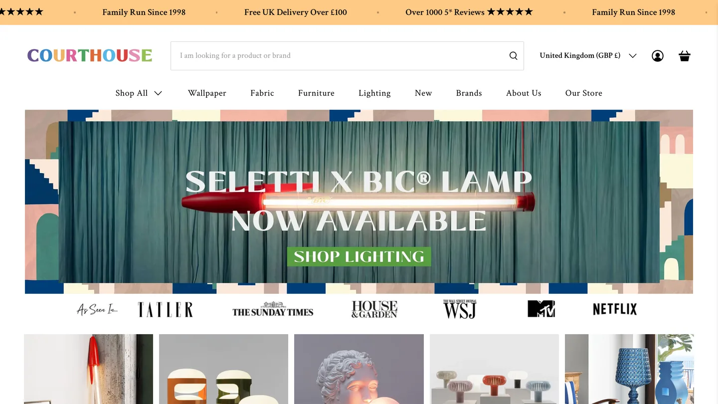 Courthouse Interiors online store